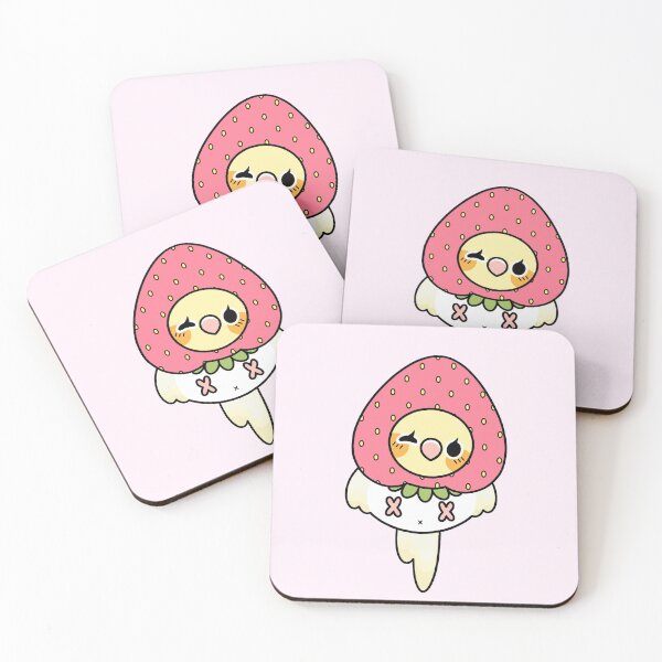 Item preview, Strawberry Cockatiel designed and sold by blirbos.