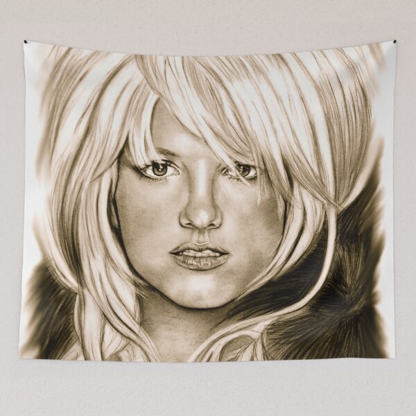 Item preview, Brit retrato dibujo antiguo designed and sold by GittaG74.