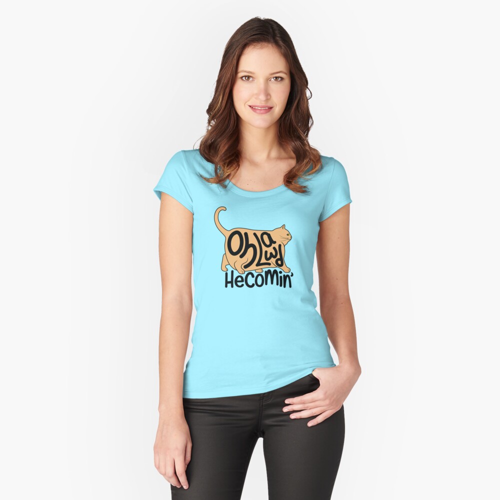 Item preview, Fitted Scoop T-Shirt designed and sold by OwlishArts.
