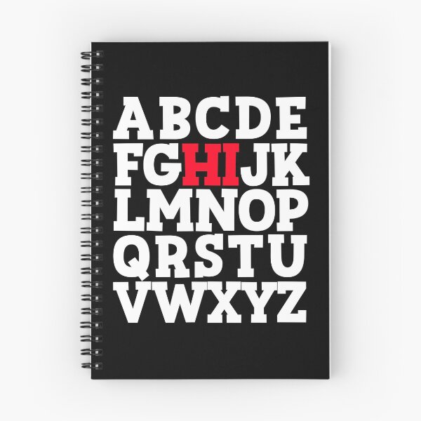 Item preview, ABC's HI Funny Hello Alphabet Student Teacher Greeting Gear designed and sold by DynamicDesign.
