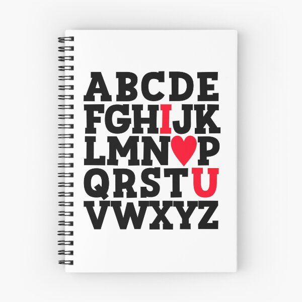 Item preview, ABC's I Love U Cute I Love You Alphabet Student Teacher Gear designed and sold by DynamicDesign.