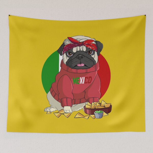 Item preview, Cinco de Mayo Pug Cholo designed and sold by Nosek1ng.