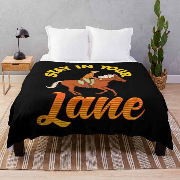 Item preview, Stay In Your Lane Cute & Funny Horseriding Pun designed and sold by perfectpresents.