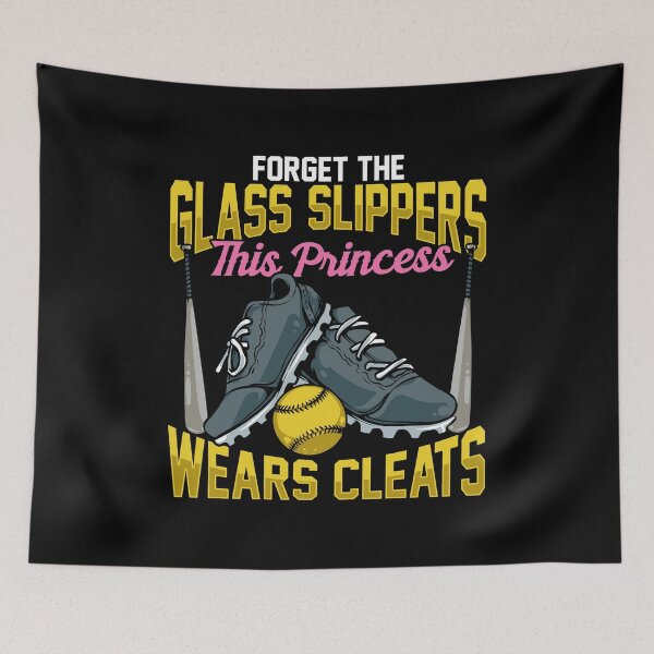 Item preview, Forget Glass Slippers This Princess Wears Cleats designed and sold by perfectpresents.