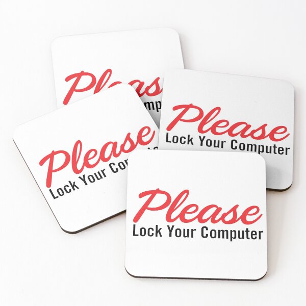 Item preview, Please Lock Your Computer designed and sold by Grant Sewell.