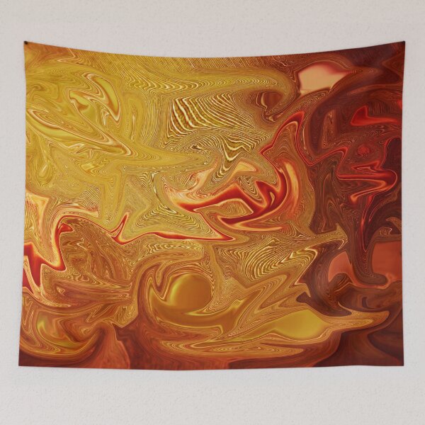 Item preview, Yellow Red Shades Mixed Abstract designed and sold by Prar-Kulasekara.