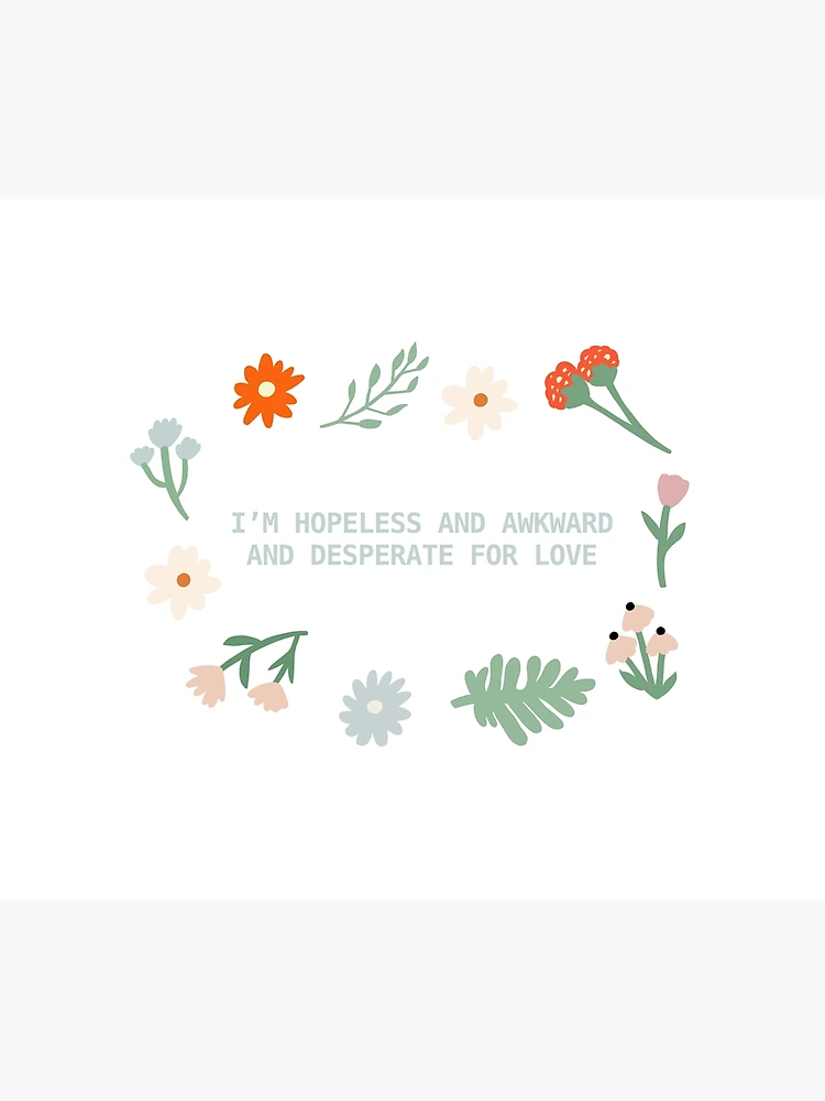 Thumbnail 3 of 3, Poster, Hopeless & Awkward  designed and sold by RikoKaniko.