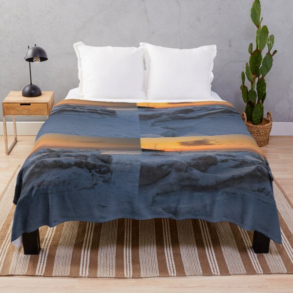 Item preview, Frozen Black River Harbor Jetty Lake Superior at Sunset designed and sold by Steven Holt.