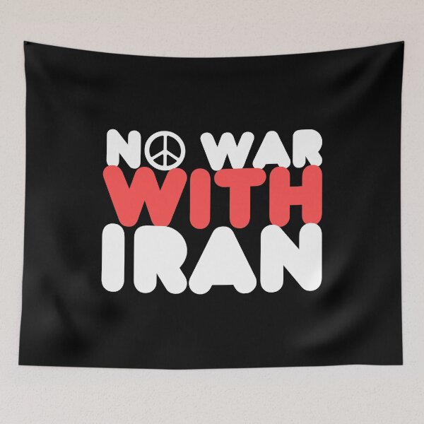 Item preview, No War With Iran Peace Middle East designed and sold by flippinsg.