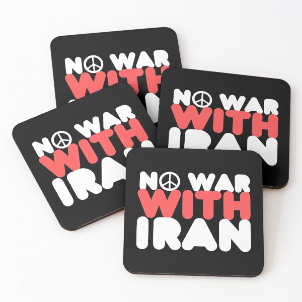 Item preview, No War With Iran Peace Middle East designed and sold by flippinsg.