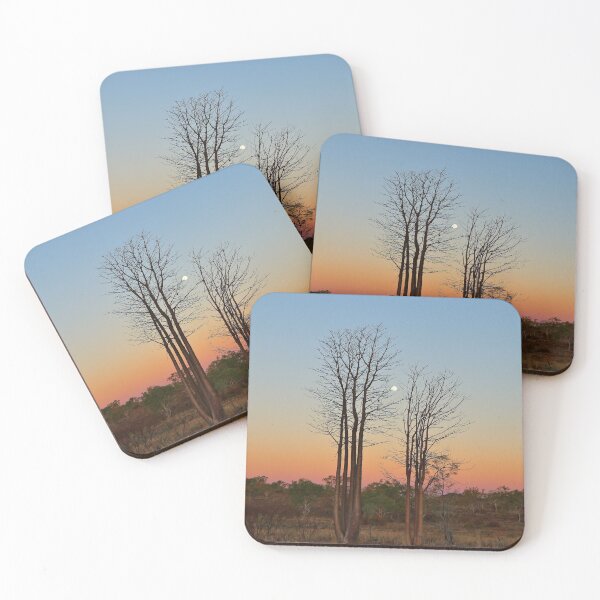 Item preview, Boab trees and moon, Kimberley, Western Australia designed and sold by FranWest.