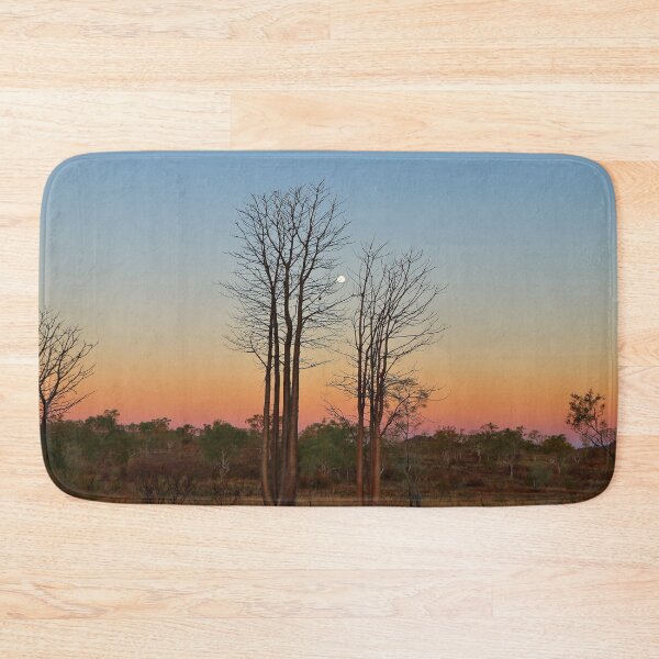 Item preview, Boab trees and moon, Kimberley, Western Australia designed and sold by FranWest.