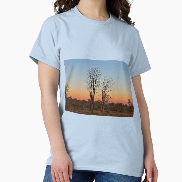 Item preview, Boab trees and moon, Kimberley, Western Australia designed and sold by FranWest.
