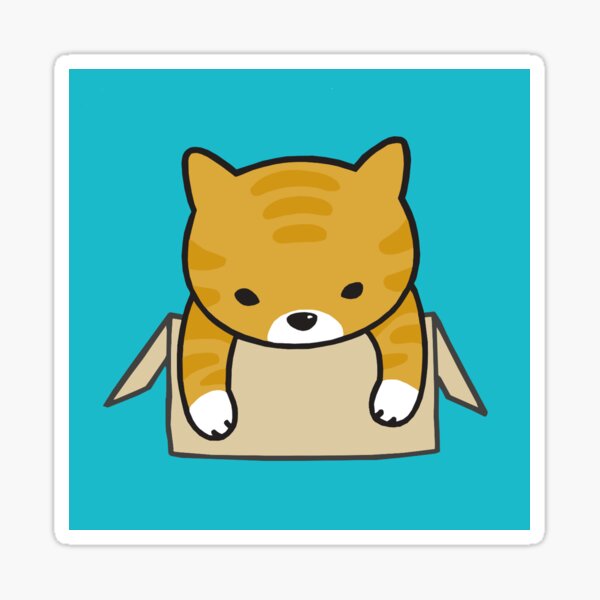 Cute Orange cat Sticker