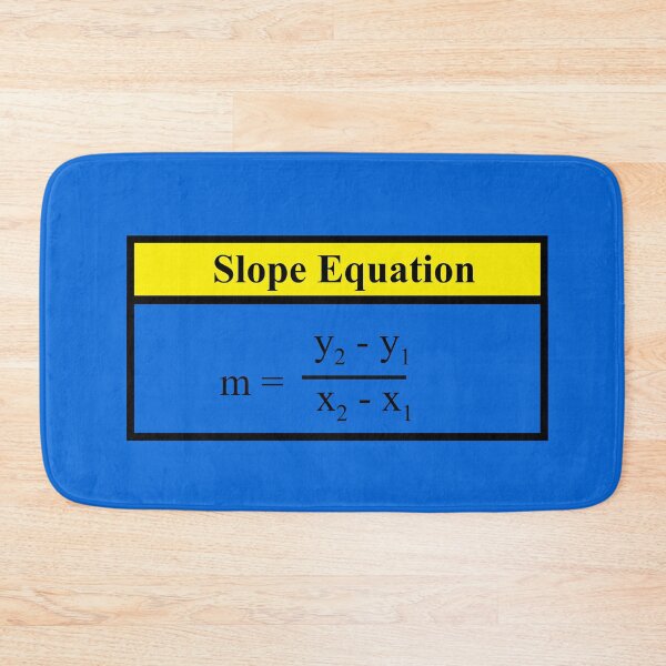 Item preview, Slope Equation: The AlgebraMatrix at Redbubble designed and sold by Mark Stansberry.