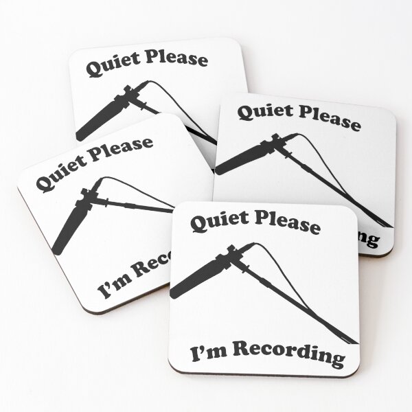 Item preview, Quiet Please Recording Boom Operator Sound Engineer designed and sold by DanLopesMerch.