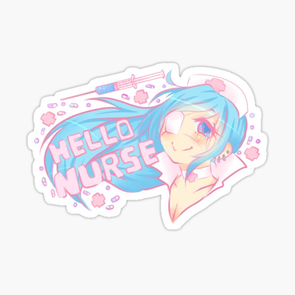 Helloooo Nurse Sticker By Visceraking Redbubble