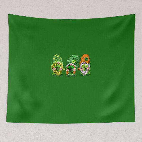 Item preview, Happy St Patrick's Day Three Gnomes Shamrock Gift  designed and sold by zuzinstr.