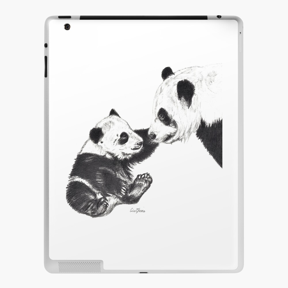 Mother And Baby Panda Ipad Case Skin By Lisacherie Redbubble