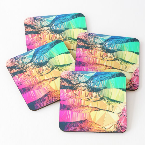 Item preview, Retro Colors Abstract Triangles designed and sold by ChangingLight.