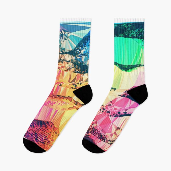 Item preview, Retro Colors Abstract Triangles designed and sold by ChangingLight.