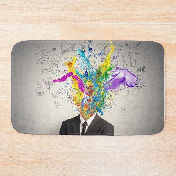 Item preview, Colorful Brainstorm with head explosion of creative ideas  designed and sold by MindChirp.