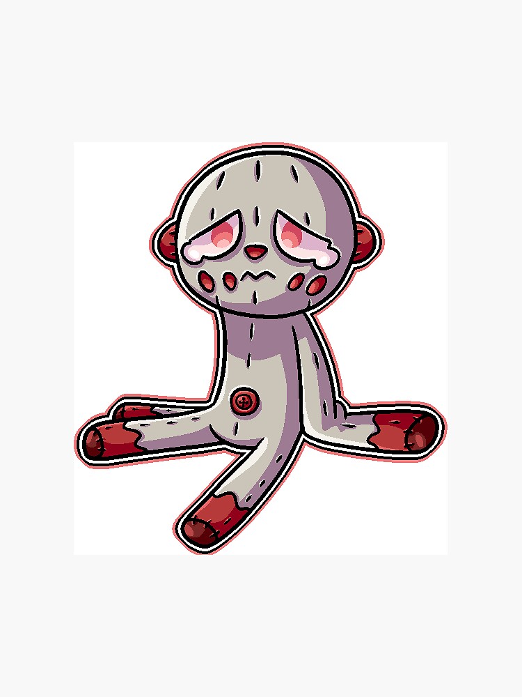 Plush SCP-966 sticker Sticker for Sale by AgentKulu