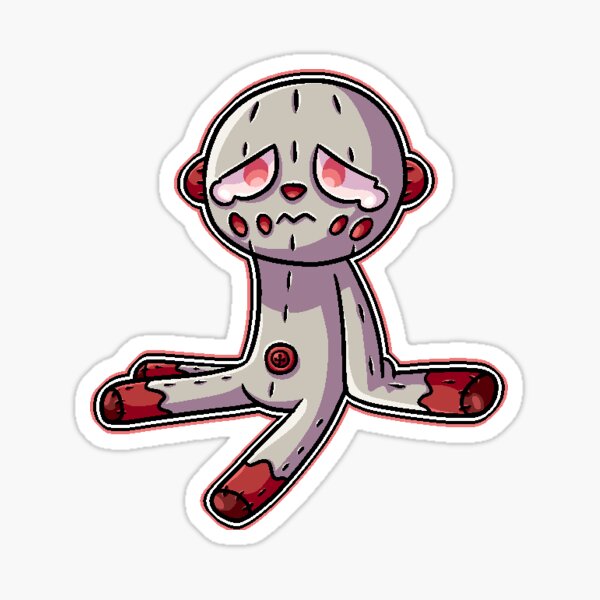 Plush SCP-096 sticker\