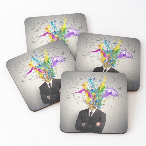Item preview, Colorful Brainstorm with head explosion of creative ideas  designed and sold by MindChirp.