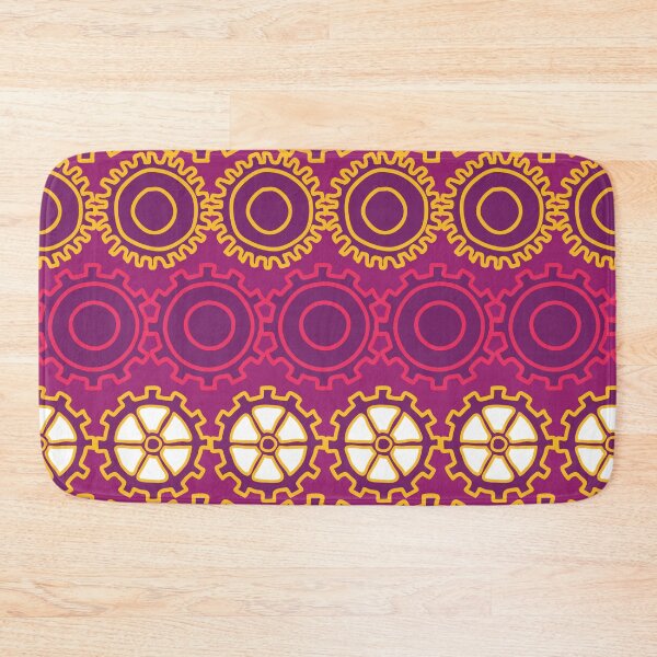Item preview, Bright Colorful Doodle Gears designed and sold by Meg M Studio.