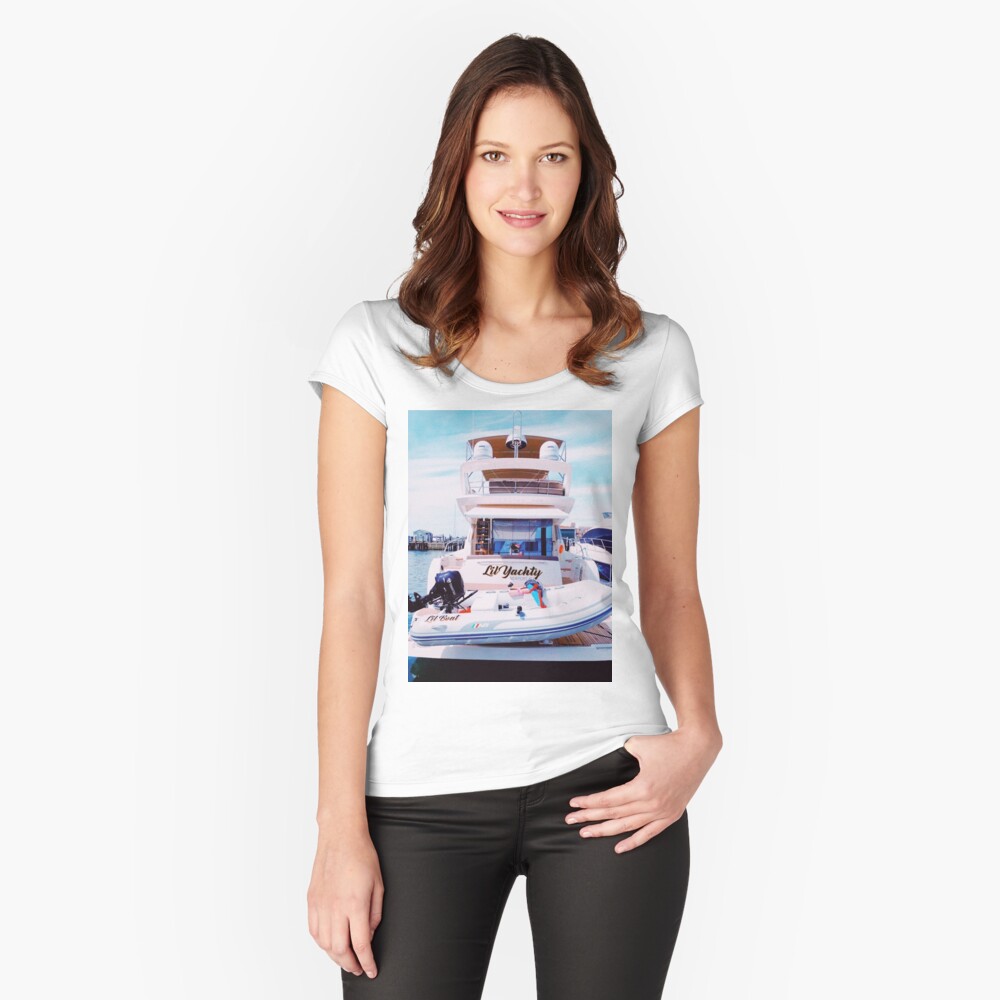 Item preview, Fitted Scoop T-Shirt designed and sold by livesassy.