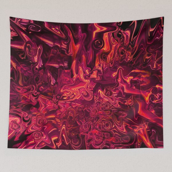 Item preview, Fire Red Shades Mixed Abstract designed and sold by Prar-Kulasekara.