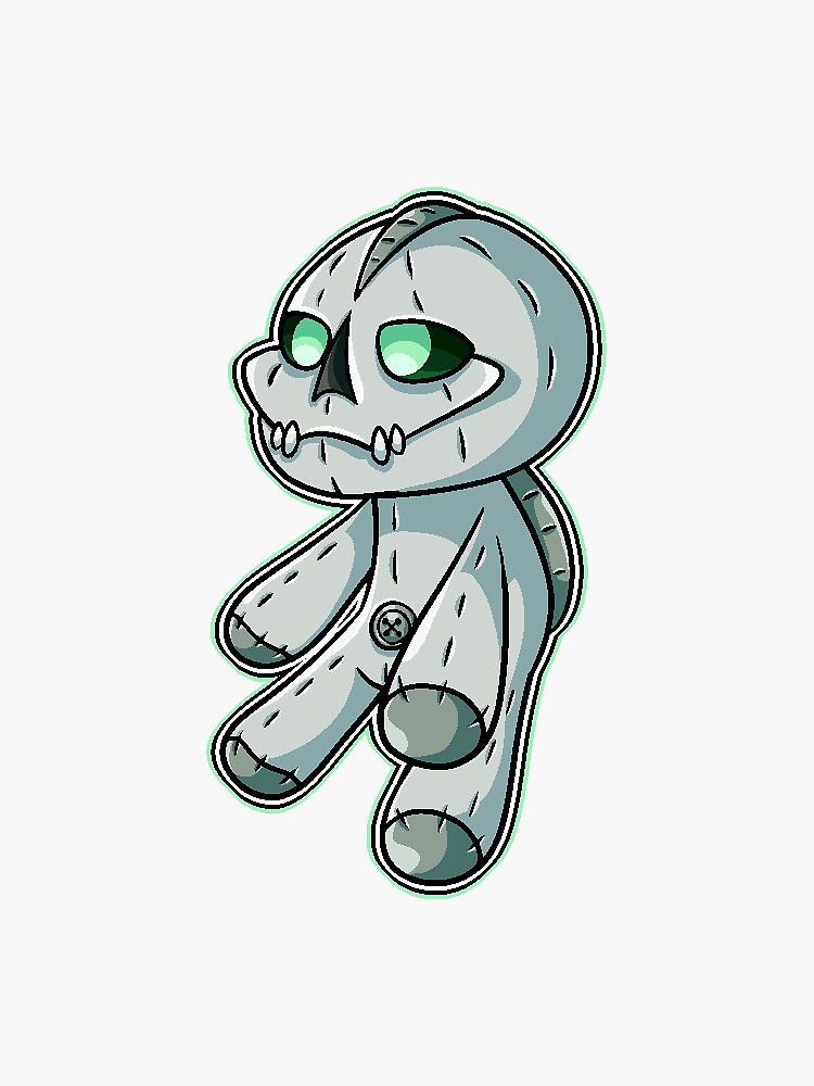 Plush SCP-966 sticker Sticker for Sale by AgentKulu