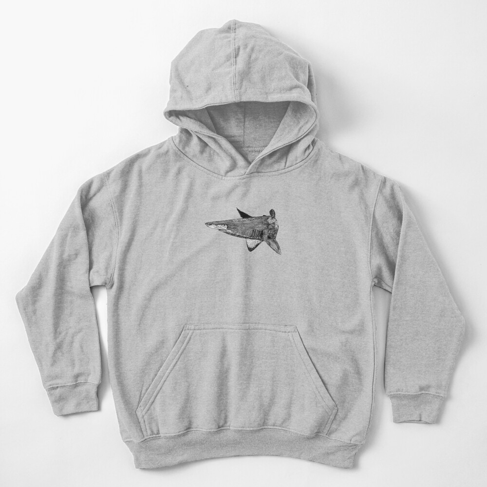 Rel the Grey Nurse Shark Kids Pullover Hoodie