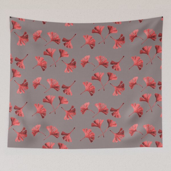 Item preview, Red Ginkgo Leaves  designed and sold by zibziby.