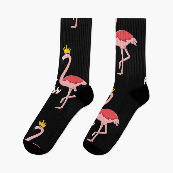 Item preview, flamingo princess crown pink animal lover gift designed and sold by redshirtz.
