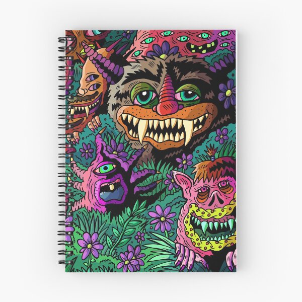 Item preview, monsters in forest designed and sold by spiralcat.