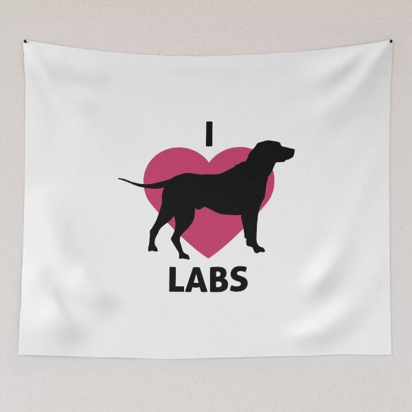 Item preview, I Heart Labs Dog Love design designed and sold by nikkidawn74.
