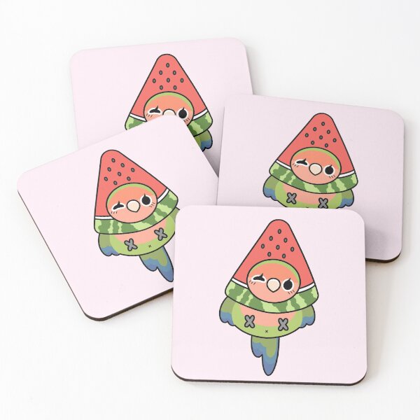 Item preview, Watermelon Lovebird designed and sold by blirbos.