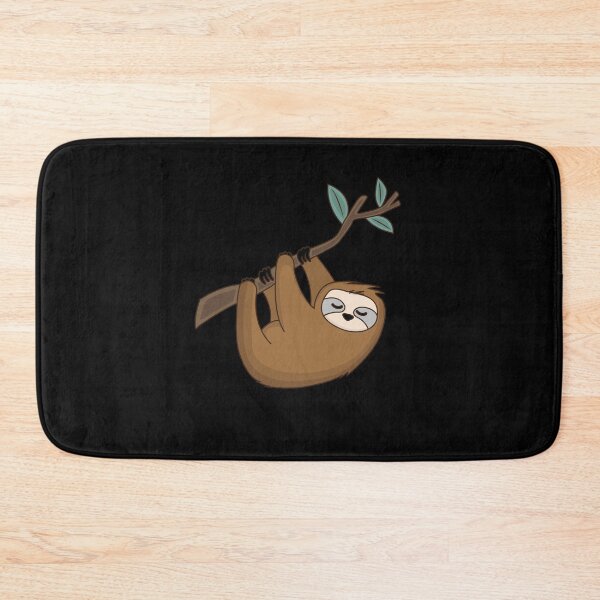 Item preview, Sloth tree branch hanging animal sleeping animal gift designed and sold by redshirtz.