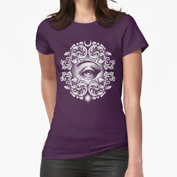Third eye Fitted T-Shirt