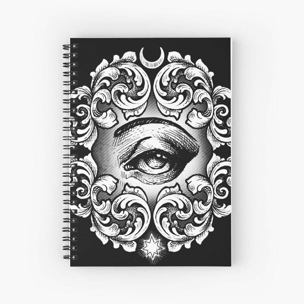 Third eye Spiral Notebook