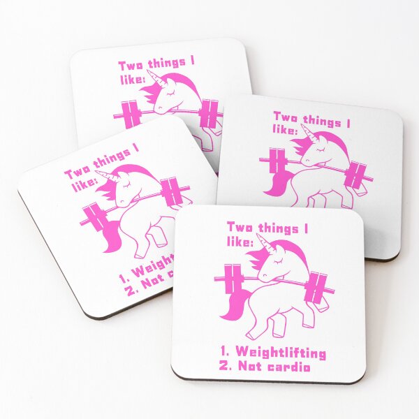 Item preview, Unicorn loves weightlifting, not cardio / version 2 designed and sold by Tim Addison.