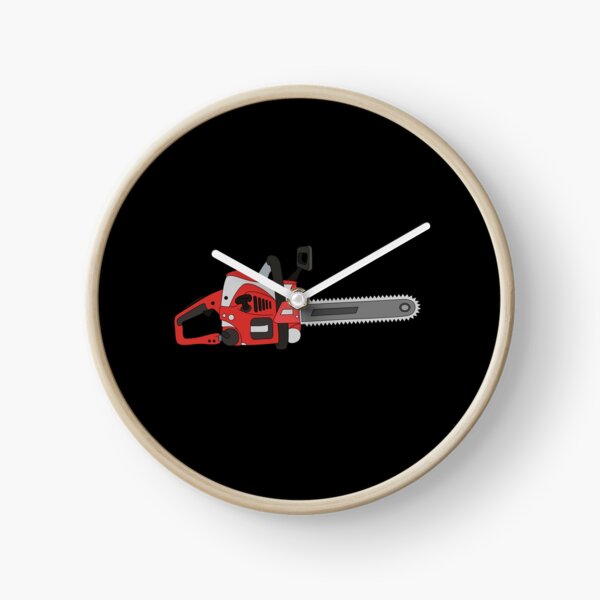 Chainsaw Fischtenmopet chainsaw Stihl gift Clock