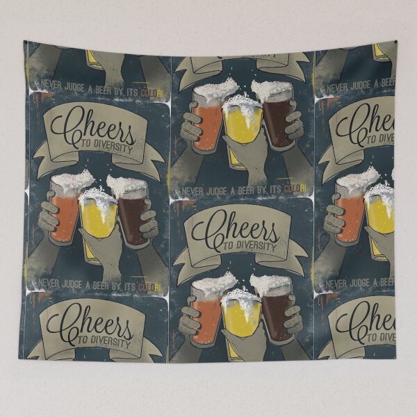 Item preview, Cheers to Diversity - Never Judge a Beer by its Color! designed and sold by MindChirp.