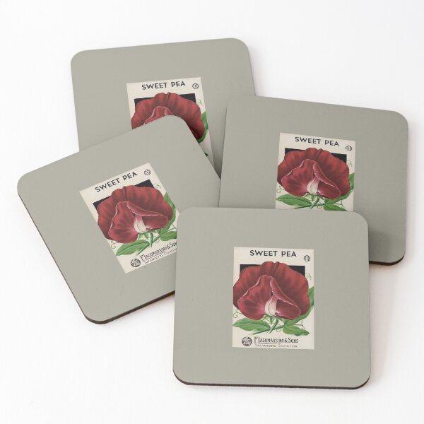 Item preview, Vintage SWEET PEA Seed Packet Label designed and sold by FuzzyHoney.