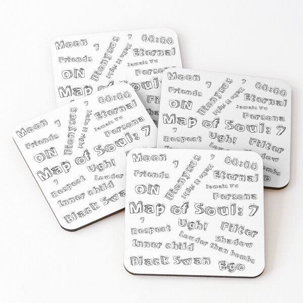 Item preview, Map of Soul tracklist designed and sold by Khushi Mali.
