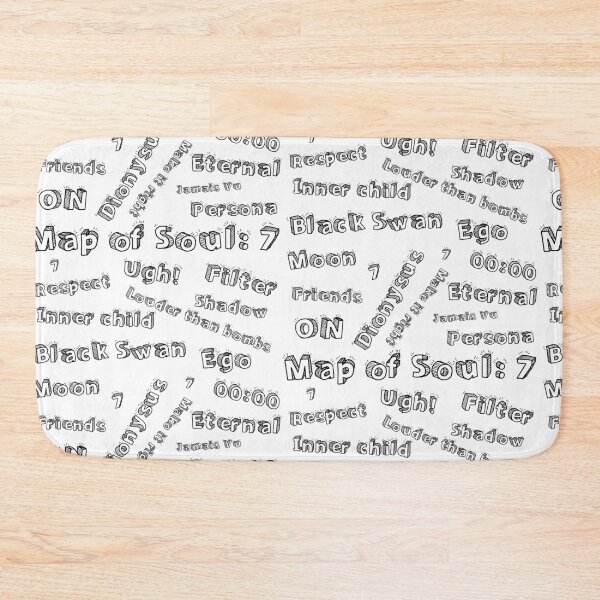 Item preview, Map of Soul tracklist designed and sold by Khushi Mali.