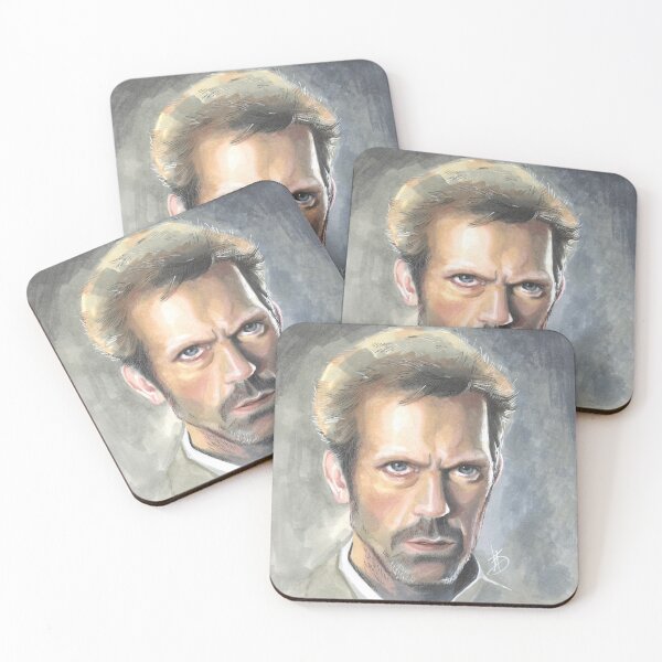 Item preview, House, M.D. Hugh Laurie color portrait with markers designed and sold by izartsoul.