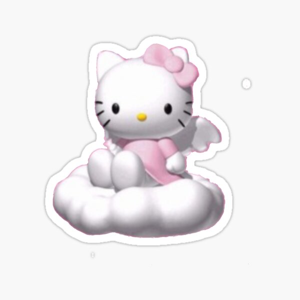 Cloudy Kitty Sticker